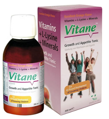 Vitane Liquid Syrup, Growth & Appetite Tonic