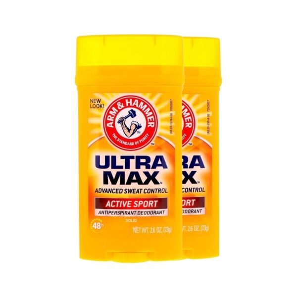 ARM& HAMMER Ultramax Deodorant  Active Sport 73 Ml X 2 Pack