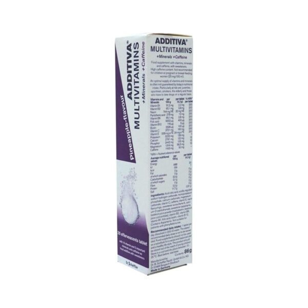 Additiva Multi Vitamin+Mineral+Caffeine 20’S