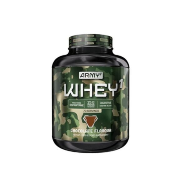 Army1 Whey 1 Protein Chocolate 2kg (with Digestive Enzymes)