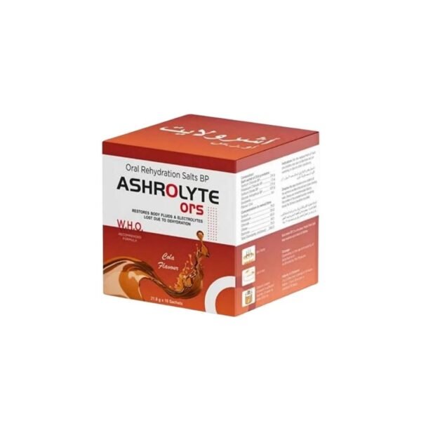 Ashrolyte ORS Sachets 21.8g Pack of 10