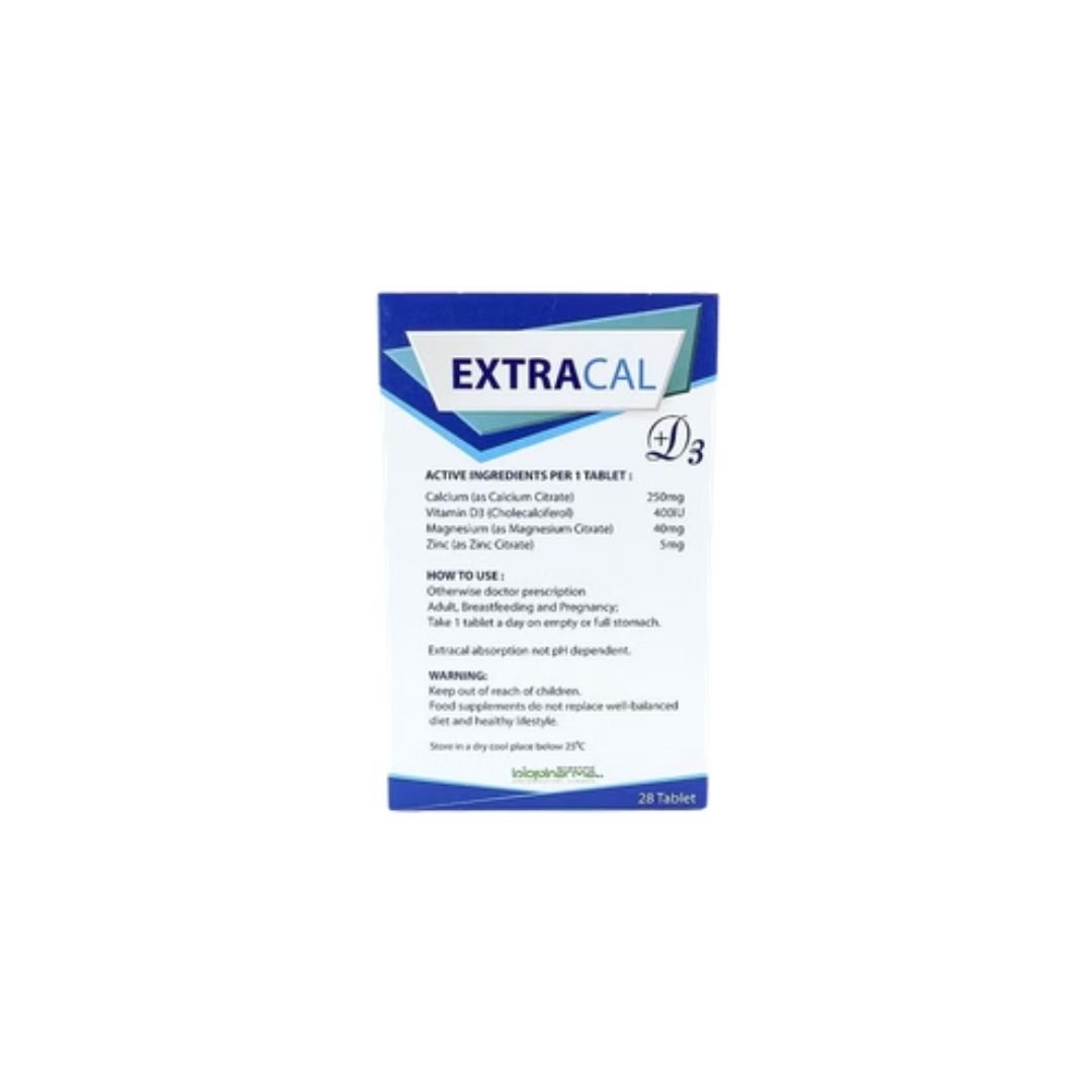 Extracal - Calcium Citrate Tablets 28's - Image 2