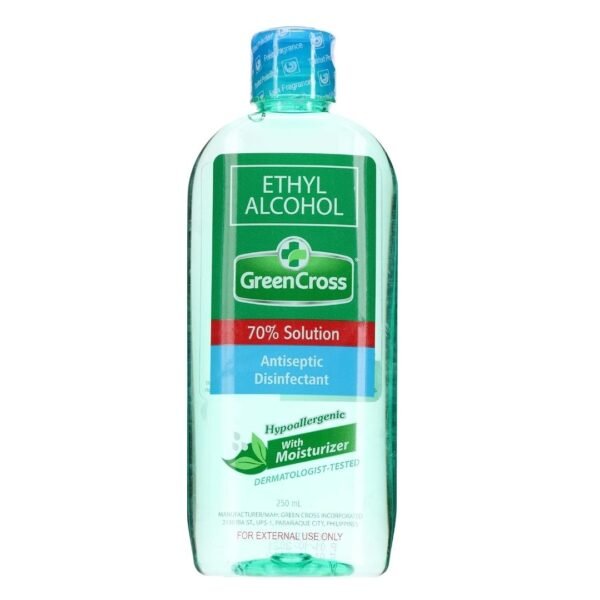 Green Cross Ethyl Alcohol 70% Solution, 250ml