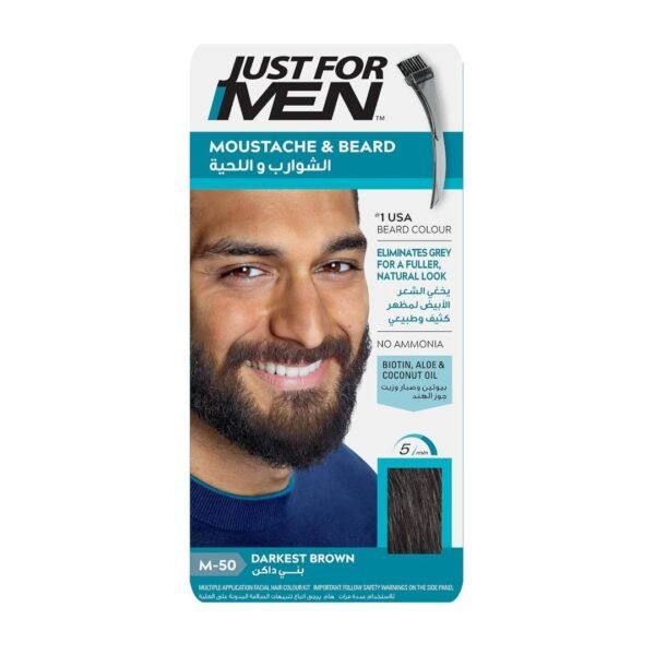 Just For Men Mustache & Beard Darkest M-50