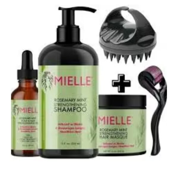 Mielle Mint Strengthening Set 5 Rosemary Hair Oil Shampoo Hair