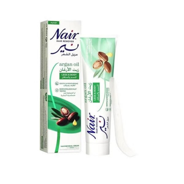 Nair Cream Tube With Natural Argan Oil For Legs & Body 110G