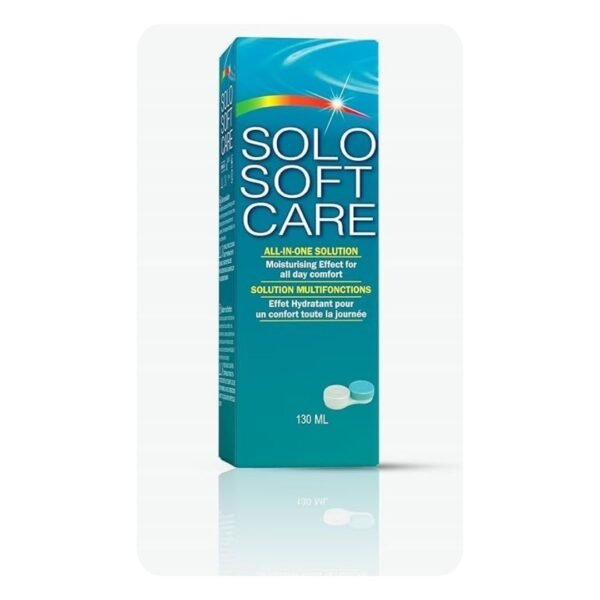 Solo Soft Care Contact Lens Solution, 130 ml