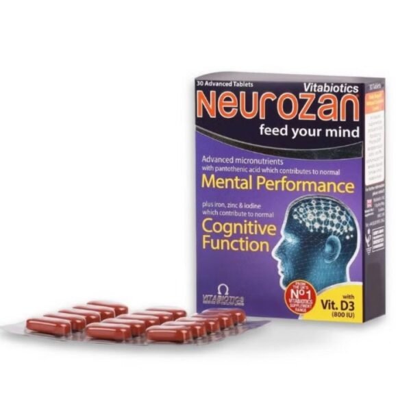 Vitabiotics Neurozan Mind Booster Supplement Tablets 30s