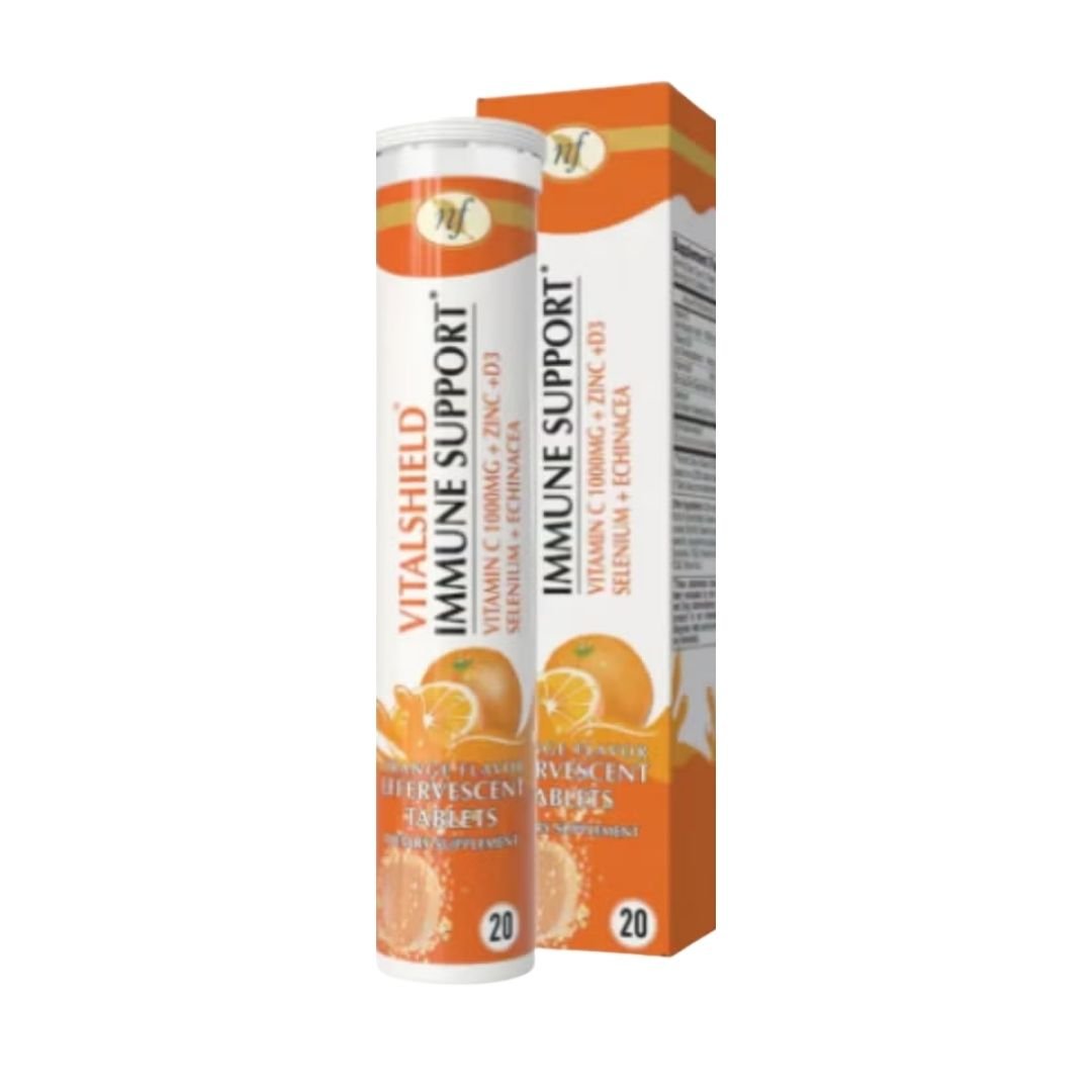 Natural Fervor VitalShield Immune Support Effervescent Tablet 20s