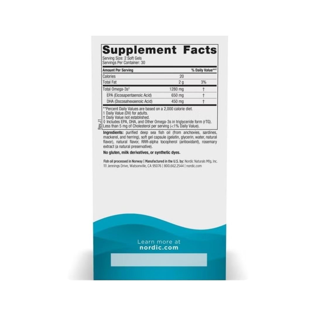 Nordic Ultimate Omega, Support A Healthy Heart, 60 Soft Gels - Image 2