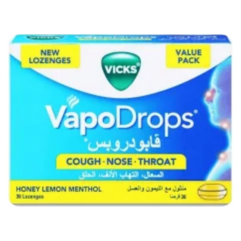 HONEY LEMON MENTHOL LOZENGES 36S