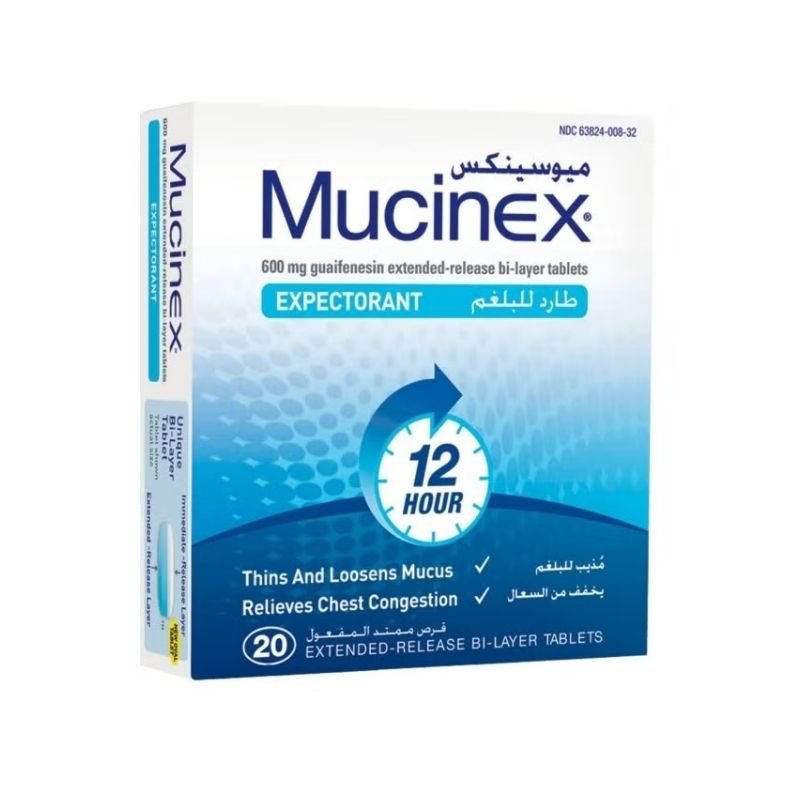 Mucinex Expectorant 600mg 20's