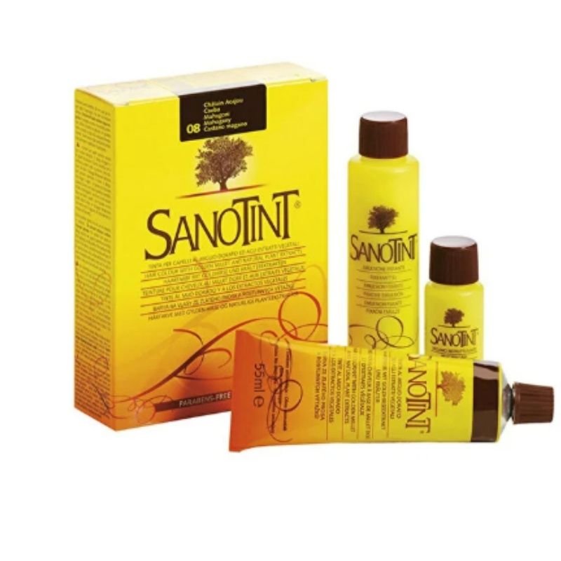 Sanotint Classic Permanent Hair Colour Kit Mahogany 08 125 ml